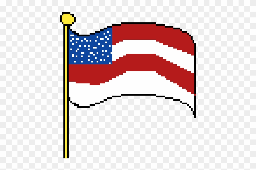 The American Flag - Depression Flag Clipart