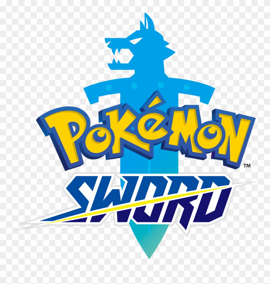 Pokémon Sword & Shield - Pokémon Sword & Pokémon Shield Logo Clipart