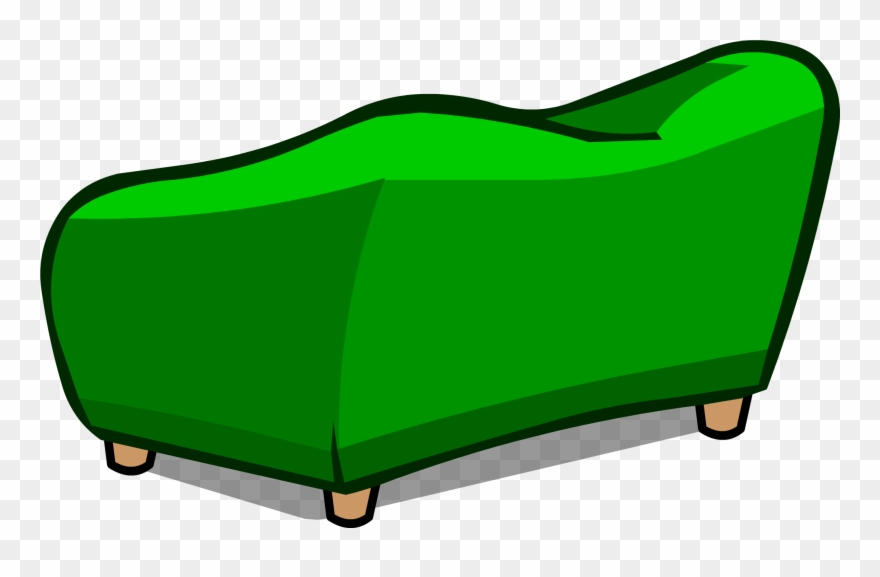 Green Couch Sprite - Couch Clipart