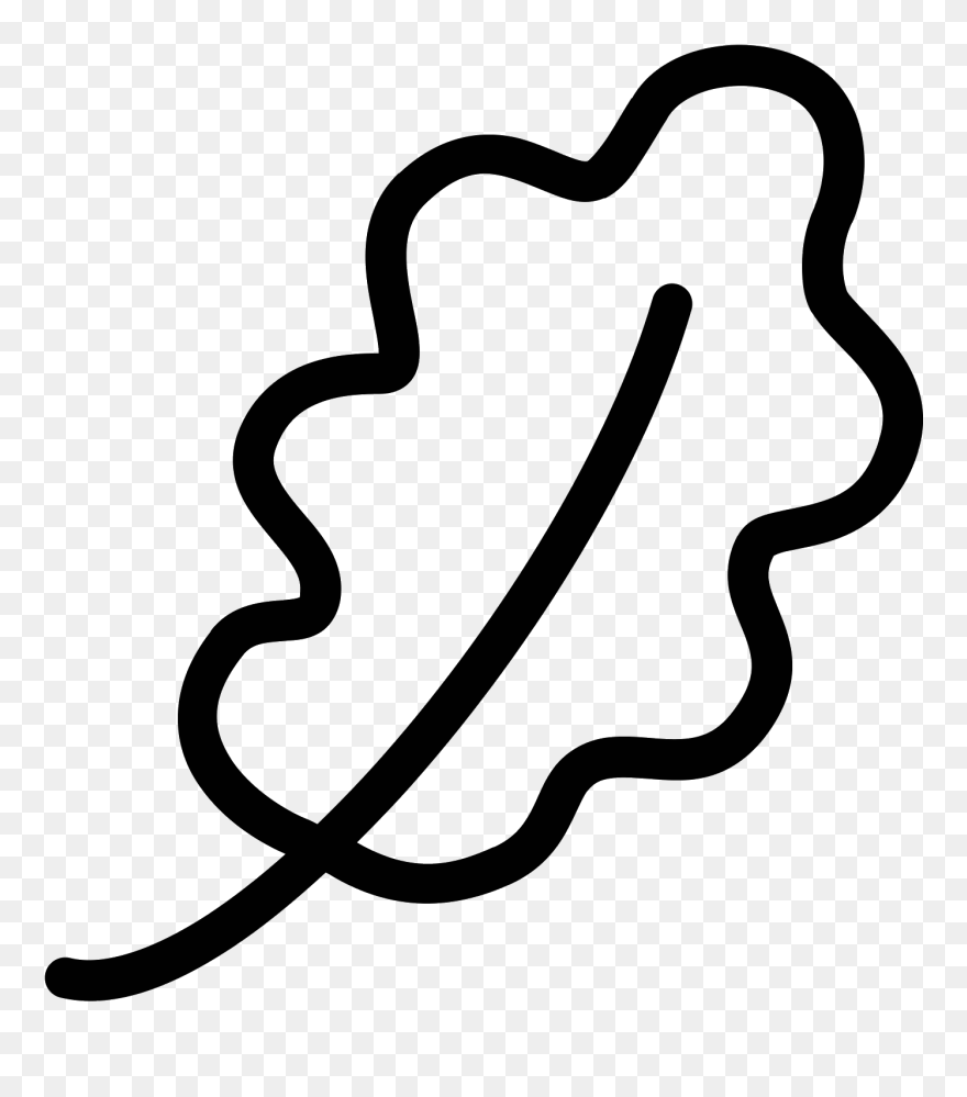 Transparent Oak Leaves Clipart - Background Leaf Icon Transparent - Png Download