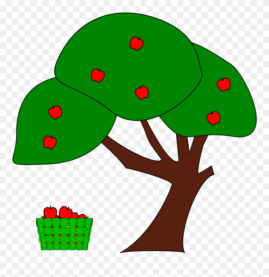 Apple Tree Clip Art - Png Download