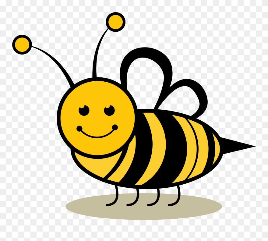 Cute Bee Png - Save The Bees Plant Flowers Clipart