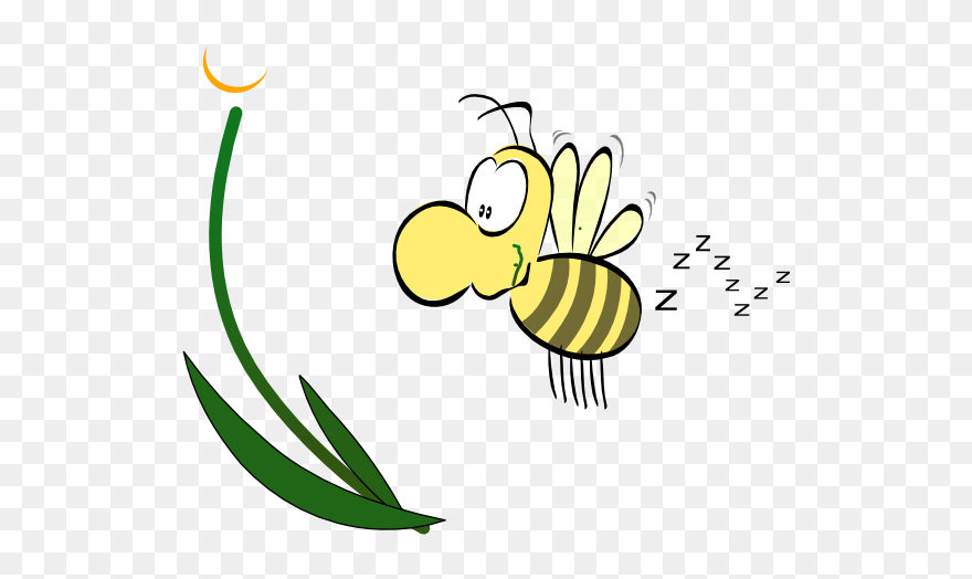 Bee Buzzing Clipart Png Transparent Png