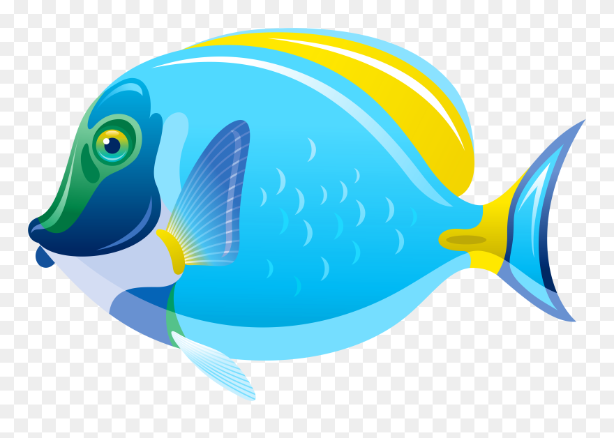 Pamaypay Clipart Fish Fish Yellow Clip Art At Clkercom - Transparent Background Fish Clipart - Png Download