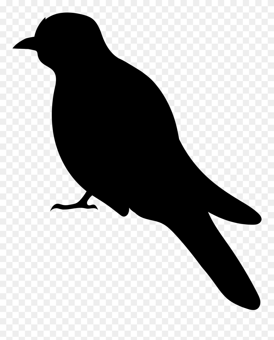Bird Silhouette Clip Art - Png Download