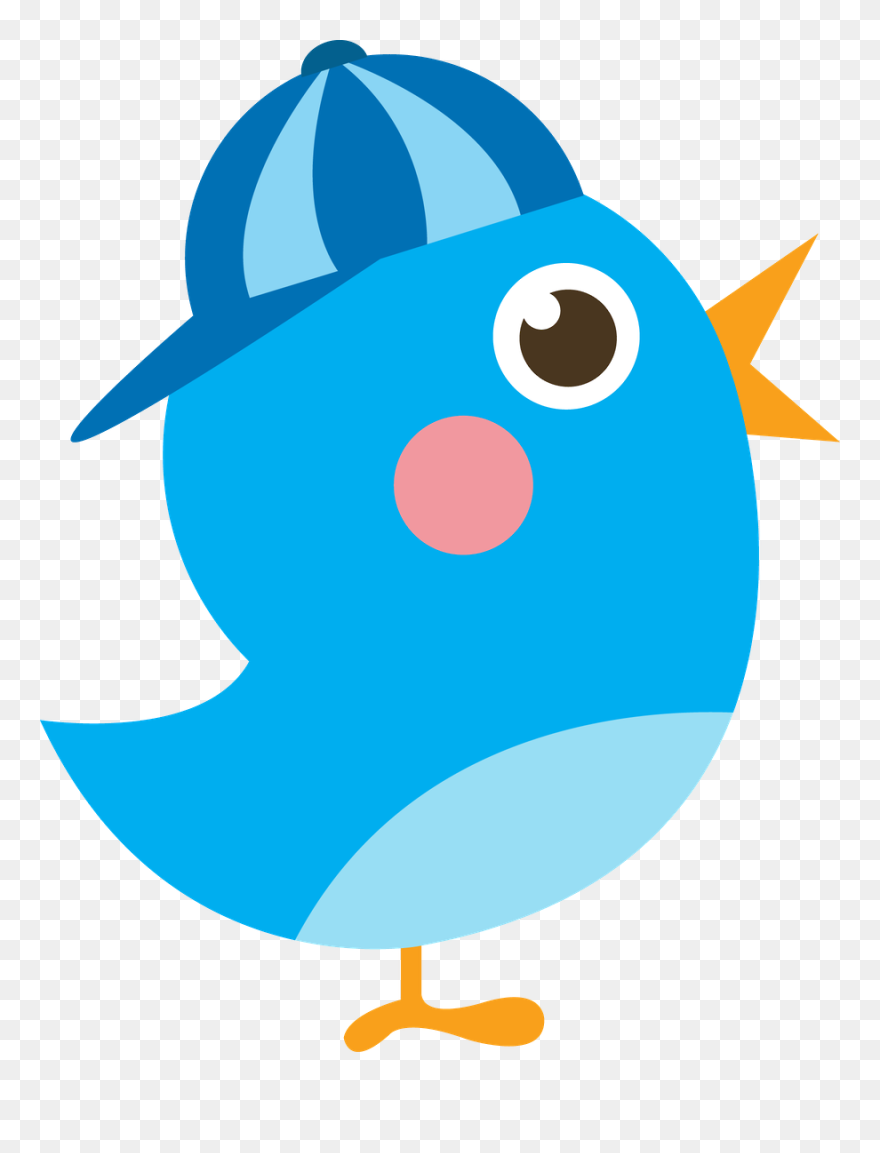 Fish And Birds Clipart Image Royalty Free Library Http - Desenho De Passarinho Azul - Png Download