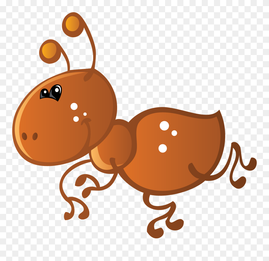 Cartoon Ant Ants Smarty Clipart - Clip Art Ants Coloring - Png Download