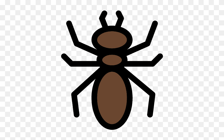 Ant Emoji Clipart - Icon - Png Download
