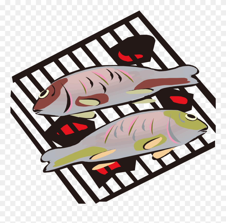 Grill Clipart Grill Fish - Fish Food Clip Art - Png Download