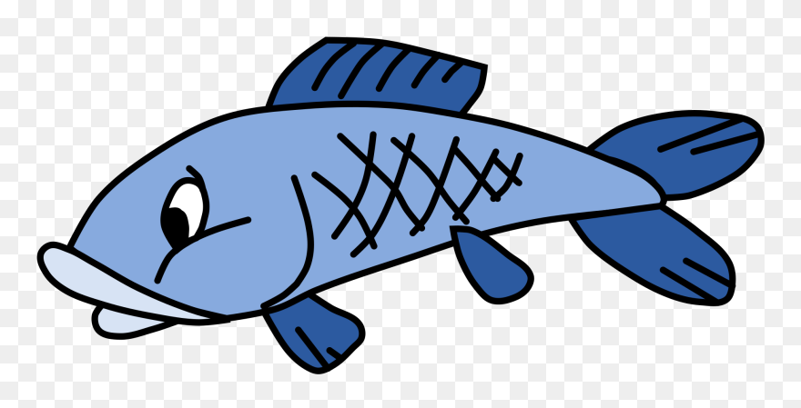 Cartoon Fish Clip Art - Cartoon Fish Transparent Background - Png Download