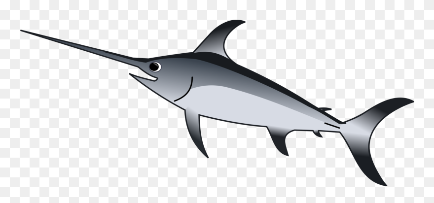 Public Domain Image Xiphias - Swordfish Clipart - Png Download