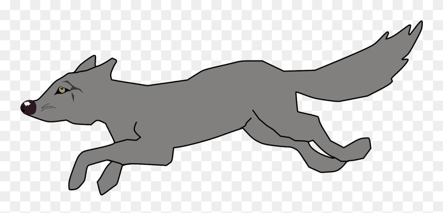 Dog Running Sillhoute Png Clipart