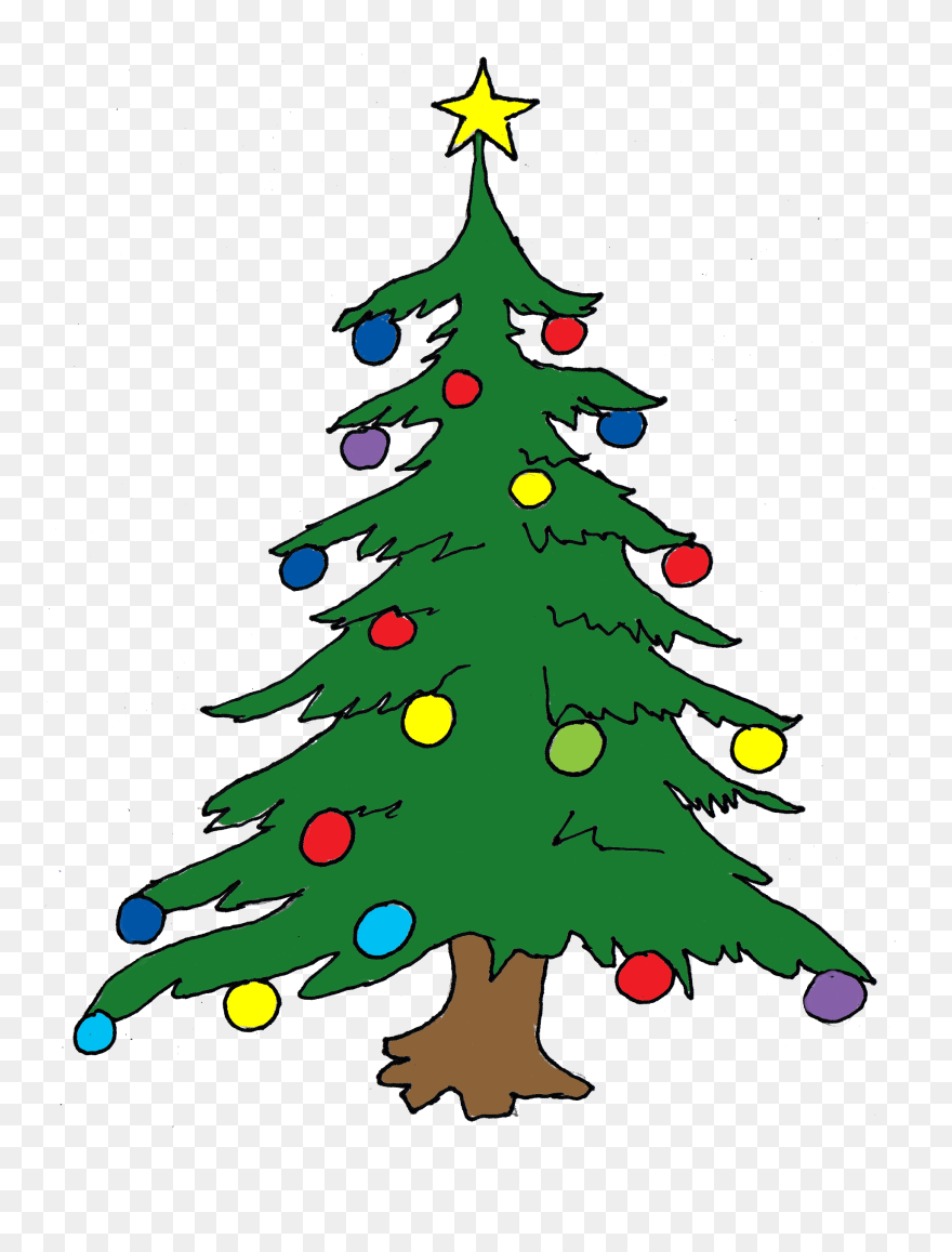 Christmas Tree Clip Art Free Free Clipart Images - Christmas Tree From The Grinch - Png Download