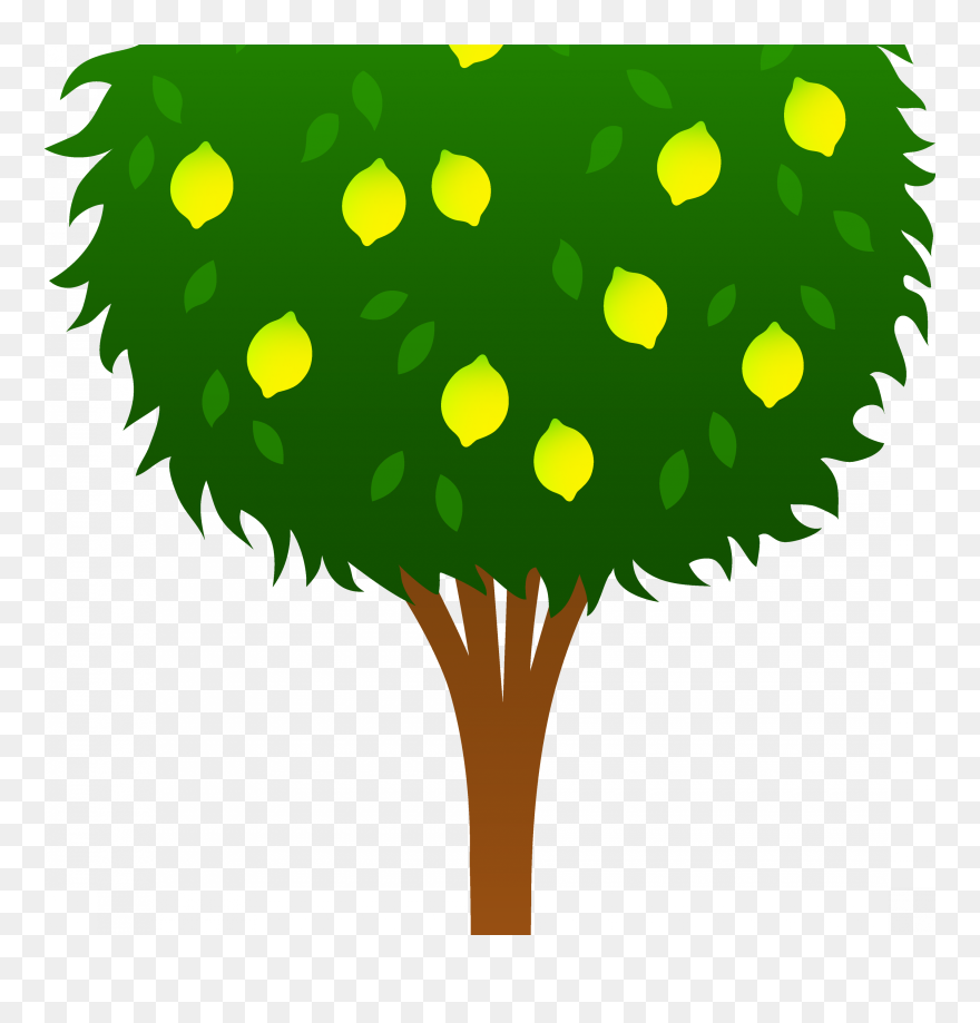 Transparent Lemon Clipart Png - Lemon Tree Drawing Easy