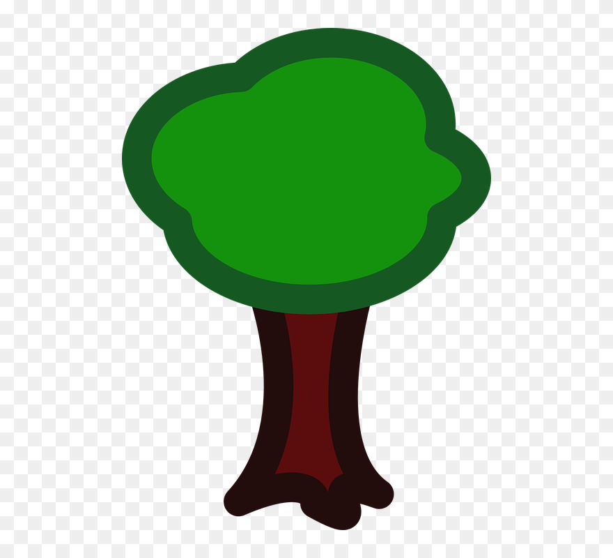 Apple Tree Tree Forest Nature Eco Ecology - Small Family Tree Clip Art - Png Download