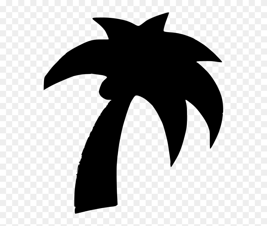 Palm Tree Clipart Pohon Kelapa - Palm Tree Clip Art - Png Download