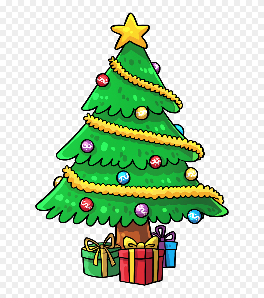 Fir Tree Clipart Animated - X Mas Tree Clipart - Png Download