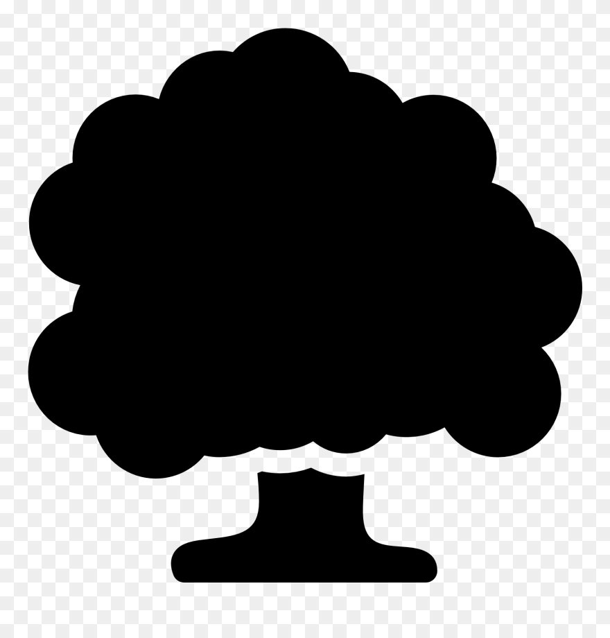 Broad-leaved Tree Oak Computer Icons Clip Art - Broad-leaved Tree - Png Download