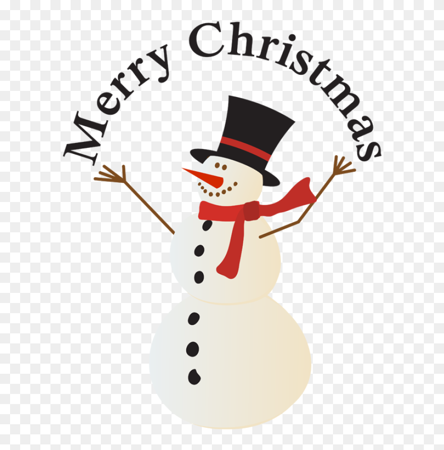 Animated Christmas Snowman Clipart - Christmas Clip Art Snowmen - Png Download