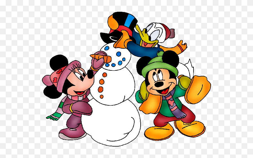 Dwcc29 - Disney Characters Christmas Clip Art - Png Download