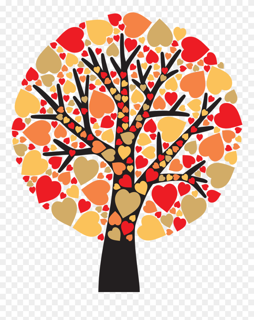 Clipart Leaves Family Tree - Évszaknaptár - Png Download