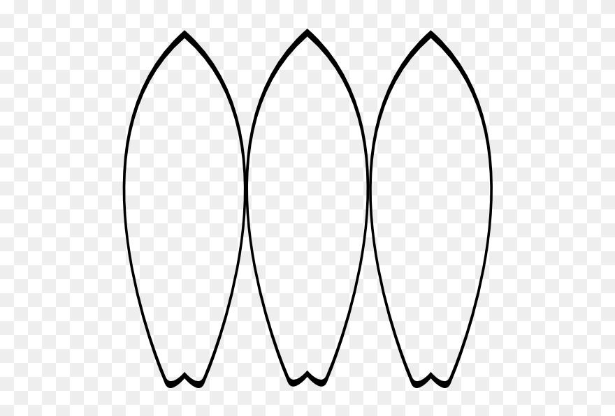 Thumb Image - Surfboard Coloring Pages Clipart