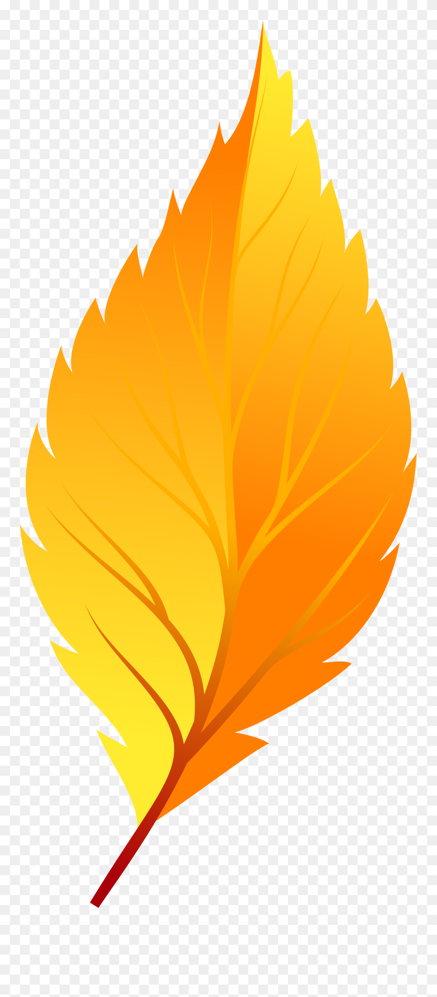 Fall Leaves Tree Clipart Picture Stock Yellow Autumn - Autumn Leaf Png Art Transparent Png