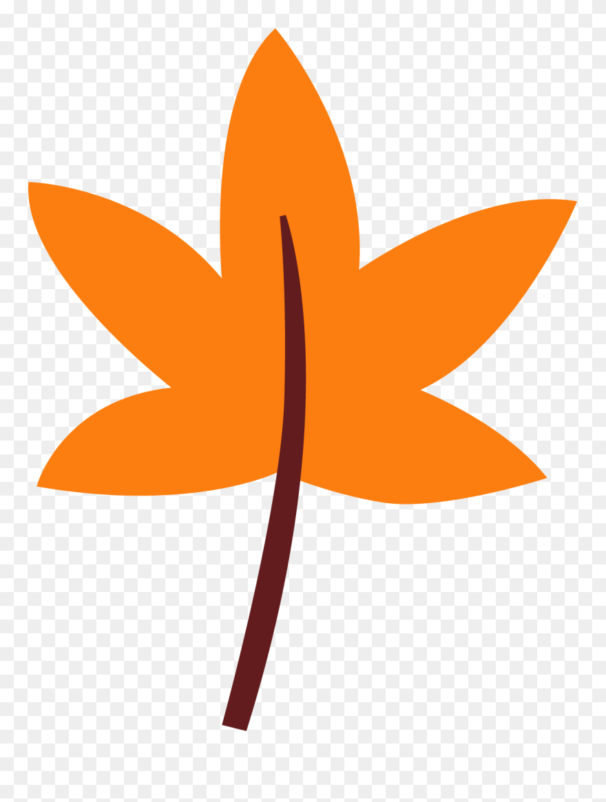 Clipart Of Fall Leaves - Fall Leaves Clipart Easy - Png Download