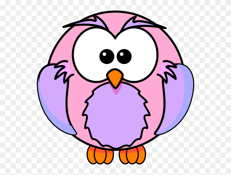 Snowy Owl Clipart - Owl Cartoon Coloring Pages - Png Download