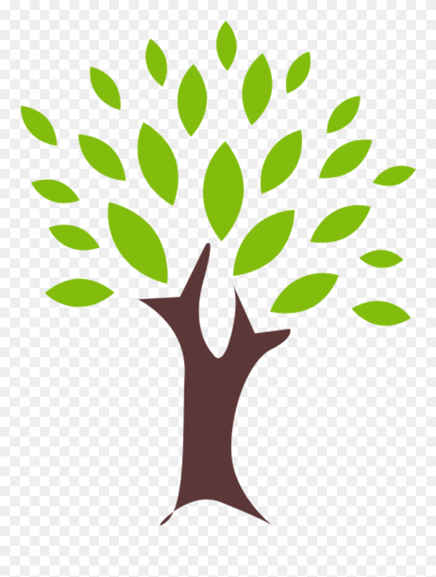 Half Bare Tree Clipart Clip Art Royalty Free Library - Tree Clipart Logo - Png Download