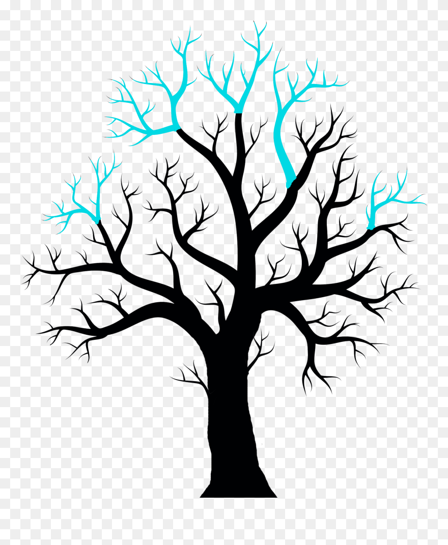 Clip Art Vector Graphics Openclipart Image Illustration - Wish Tree Drawing - Png Download