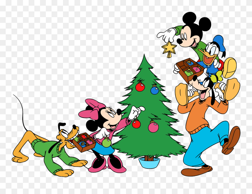 Mickey And Friends Christmas Clipart