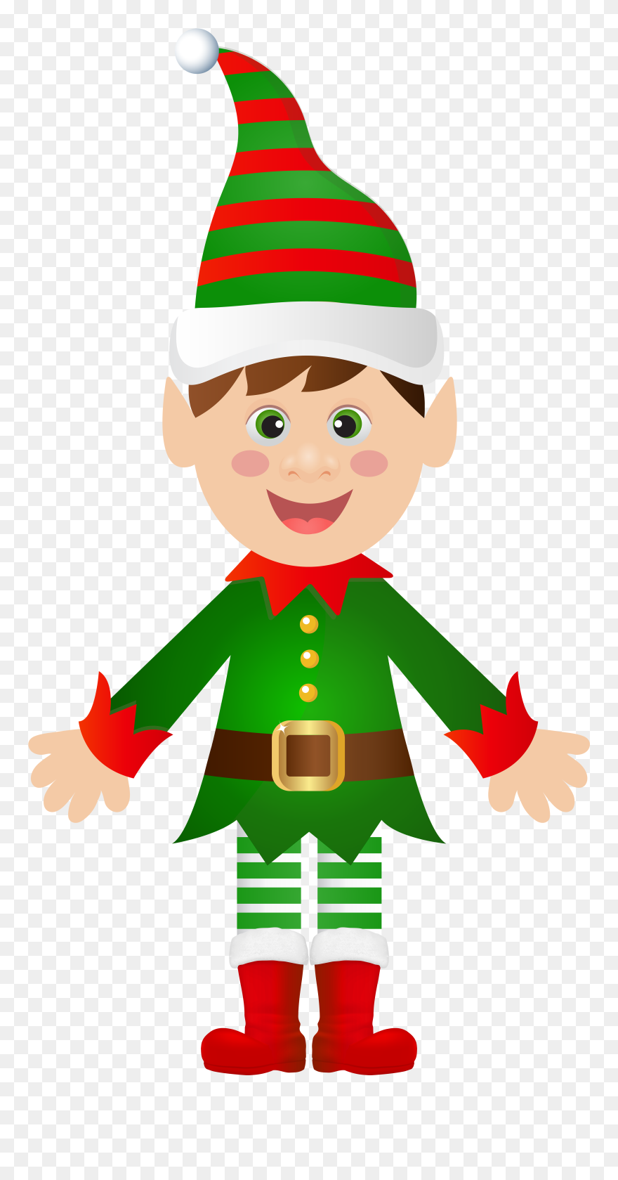 Santas Elf Png - Transparent Elf Clipart