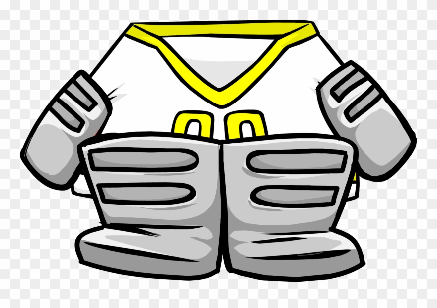 Red Away Goalie Gear Club Penguin Wiki Fandom Powered Clipart