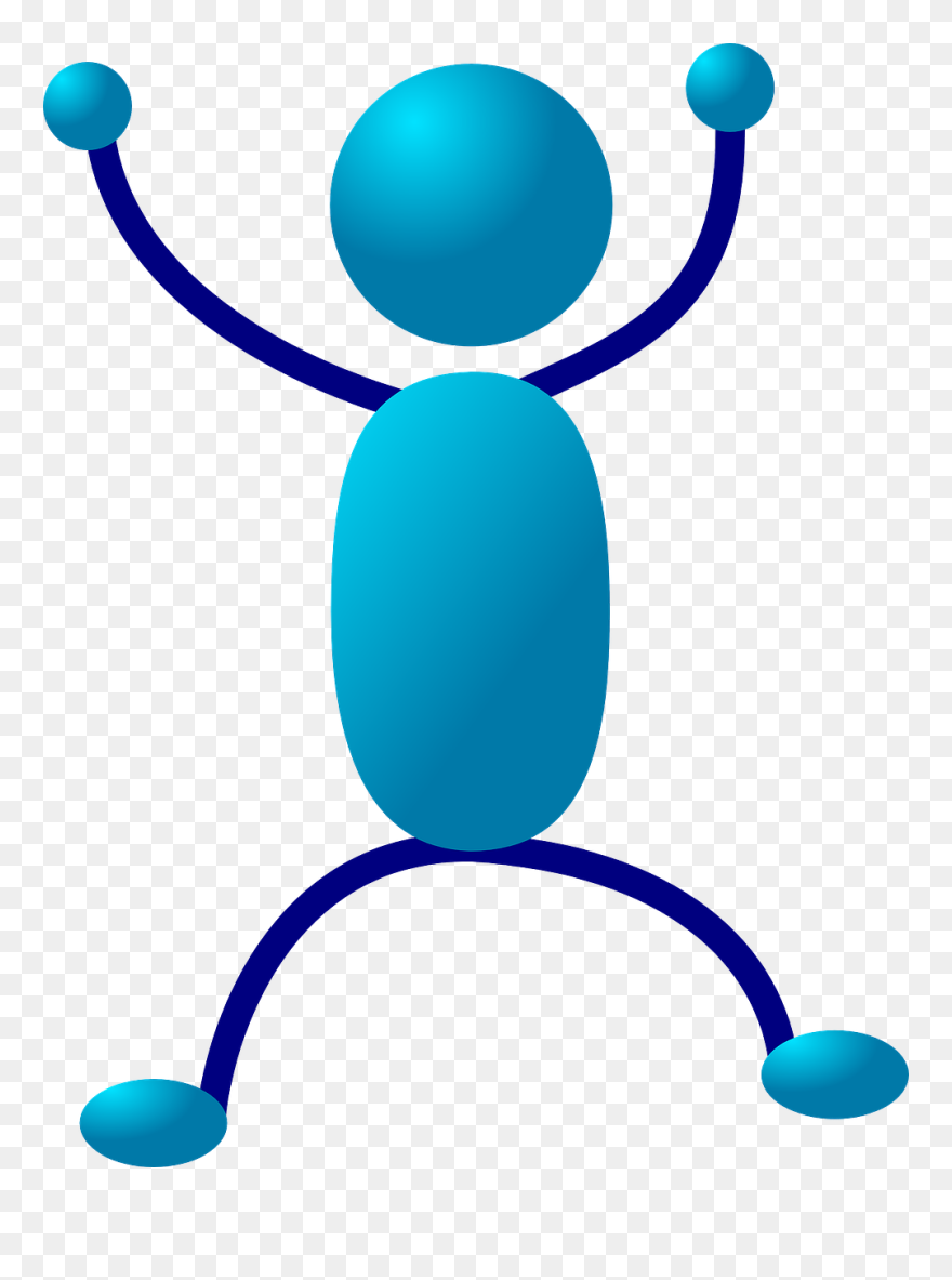 Aerobics Stick Figure - Stick Men Clip Art - Png Download
