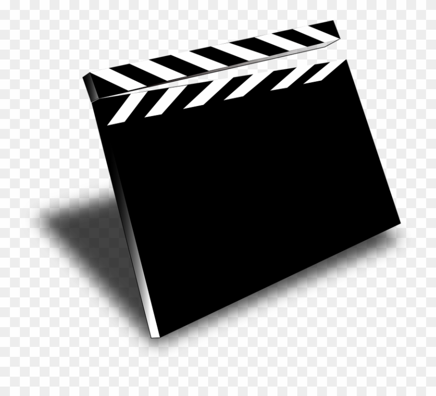 Clapper Movie Clip Art At Clker Com - Directors Cut Board Png Transparent Png