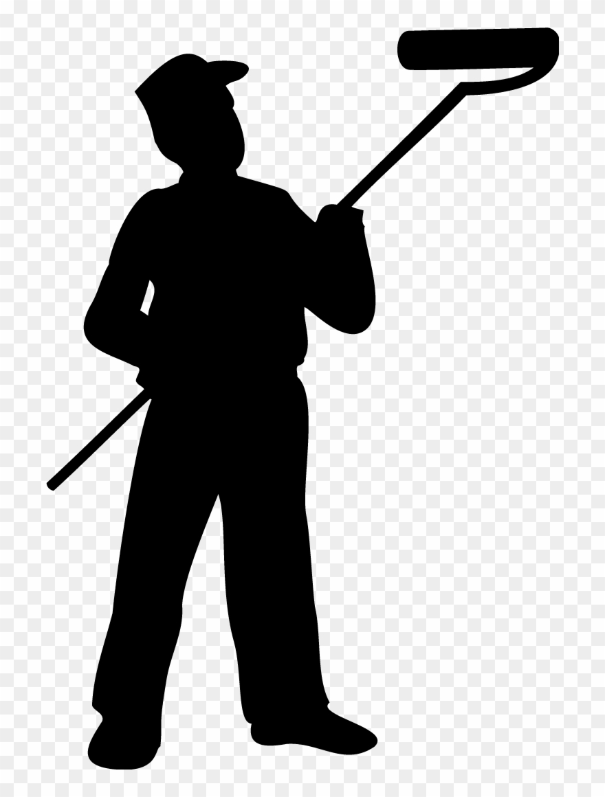 Painting Contractors Clipart Logo - House Painter And Decorator - Png Download