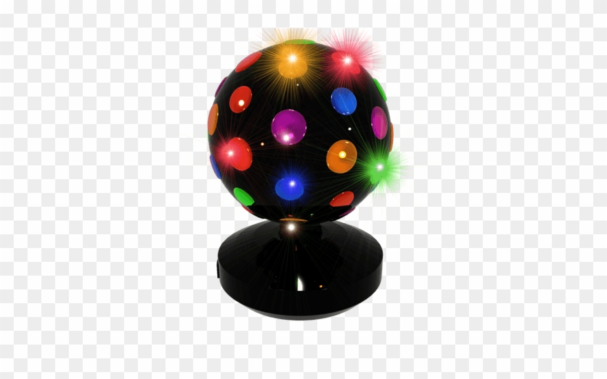 Clip Freeuse Library Party Lights - Party Fun Lights Disco Light Rotating Ball - Png Download