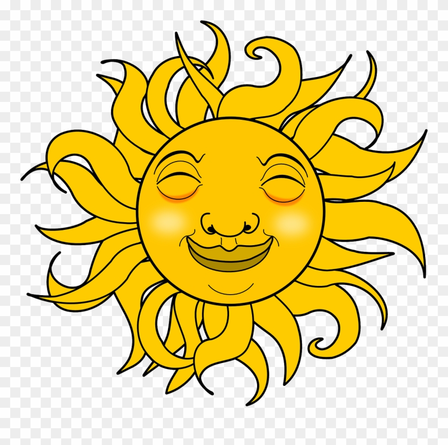 Sunshine Clipart - Clipart Library - Smiling Sun Gif Png Transparent Png