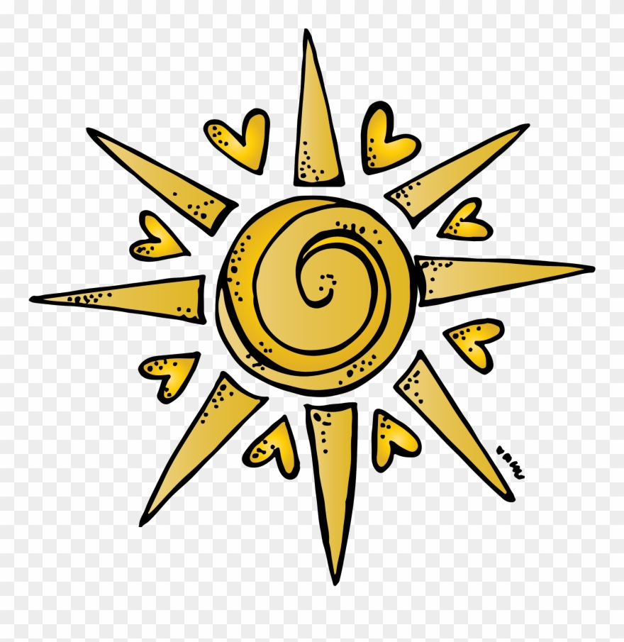 Melonheadz Box Of Art - Black And White Sunshine Clipart