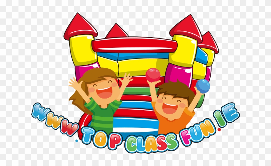 Bouncy Castle Photobooth Obstacle Course Disco Domes Clipart