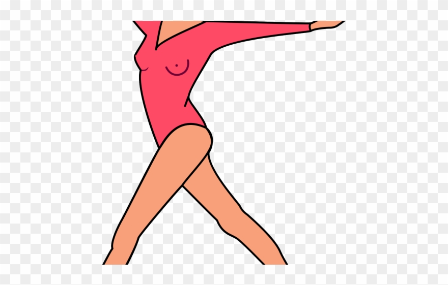 Aerobics Clipart Dance Line - Png Download