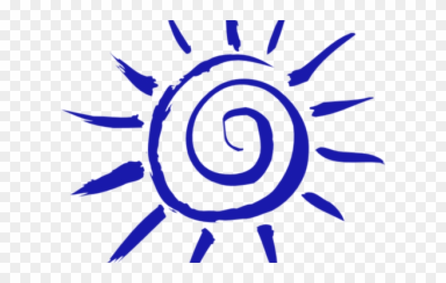 Sun Clipart Clipart Blue - Imagen Sin Fondo De Sol - Png Download