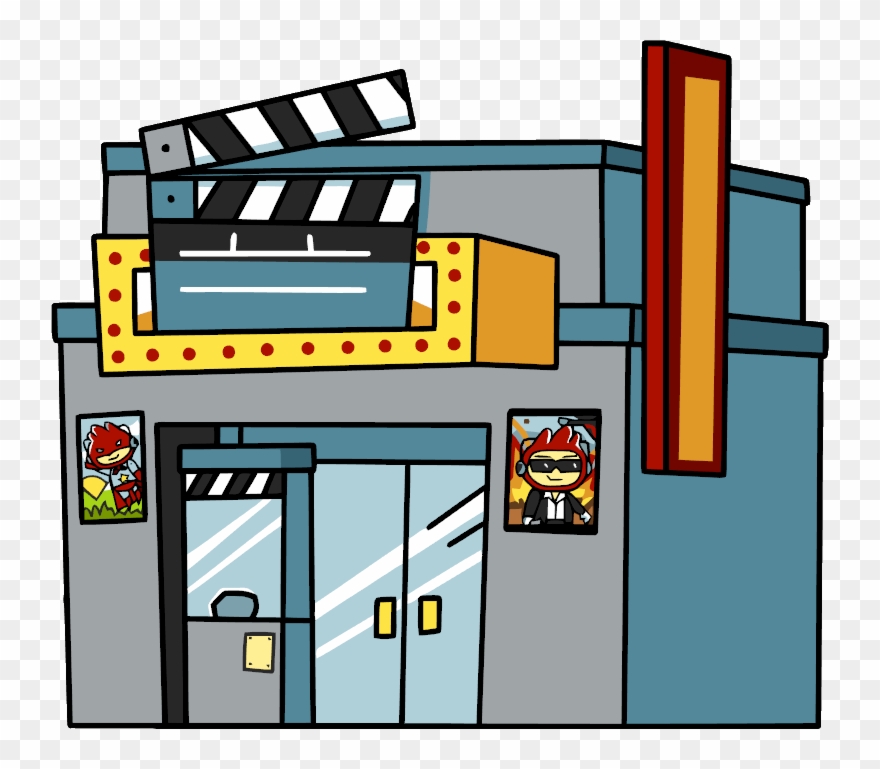 Film Clipart Drama Movie - Movie Theater Cartoon Png Transparent Png