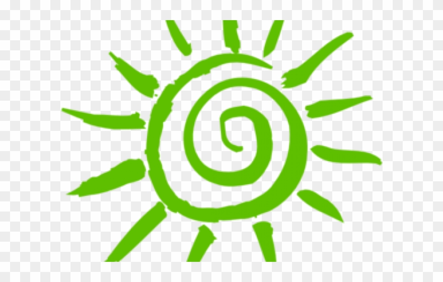 Sun Clipart Clipart Green - Sun Clip Art - Png Download