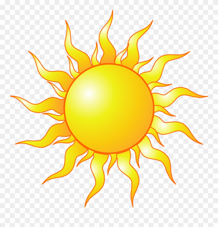 Animation Sunlight Clip Art - Sun Vector Free - Png Download