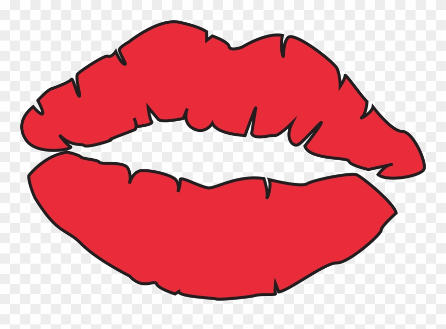 Kissing - Labios Para Dibujar Clipart