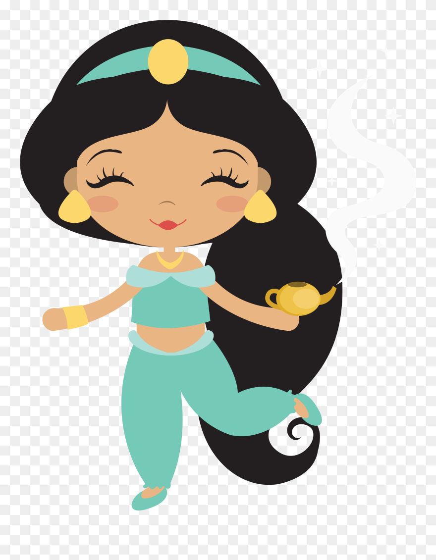 Princess Jasmine Clipart Movie Aladdin - Jasmine Baby Png Transparent Png