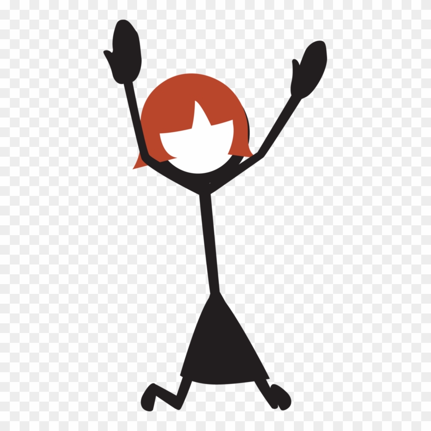 7266 Stick Figures Woman2 1 Web - Png Stickwoman Clipart