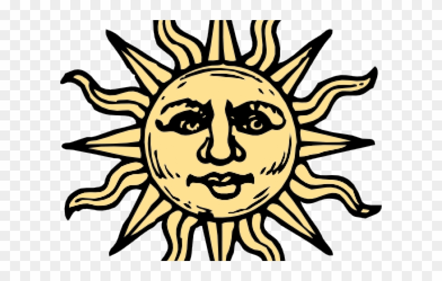 Sun Clipart Clipart Medieval - Apollo God Of Sun Symbol - Png Download